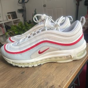 Air Max 97 OG Pure Platinum/University Red M 8.5 / W 10 AR5531-002